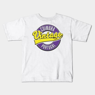 Coimbra Portugal logo Kids T-Shirt